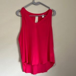 Old Navy Pink Key Hole Blouse  Size Large